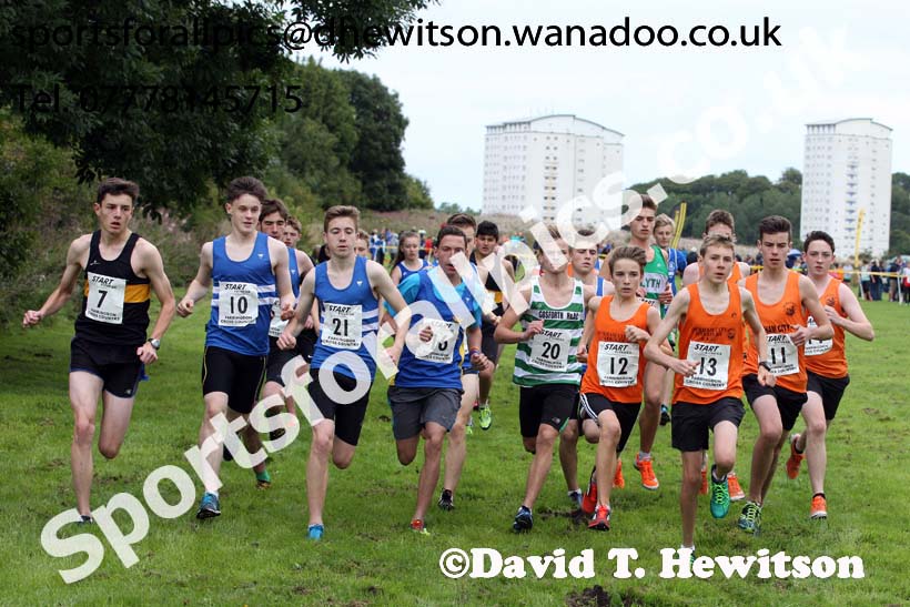 Under-17s Sunderland Harriers Open Cross Country. Photo: David T. Hewitson/Sports for All Pics